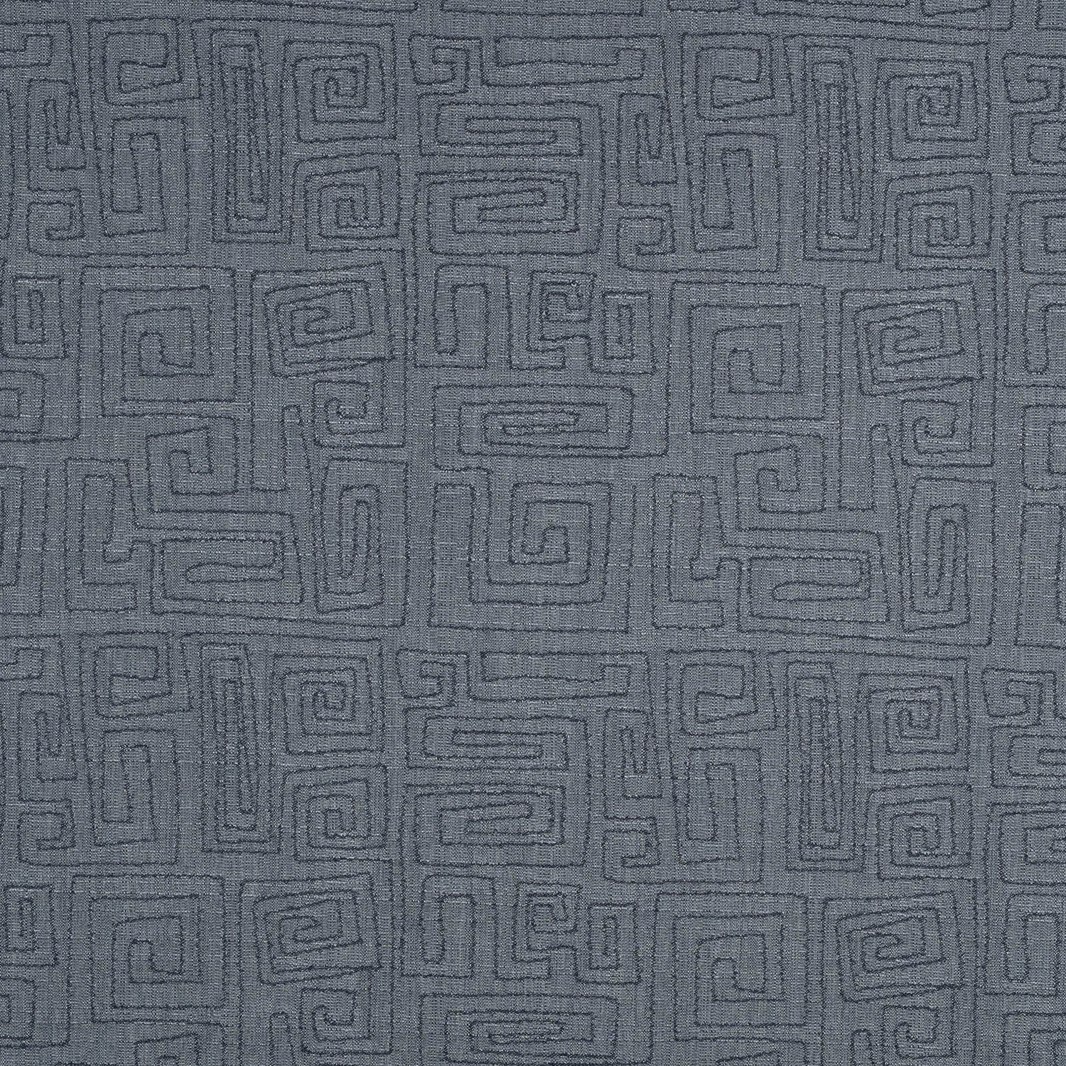 Textured fabric with a geometric pattern on a gray background