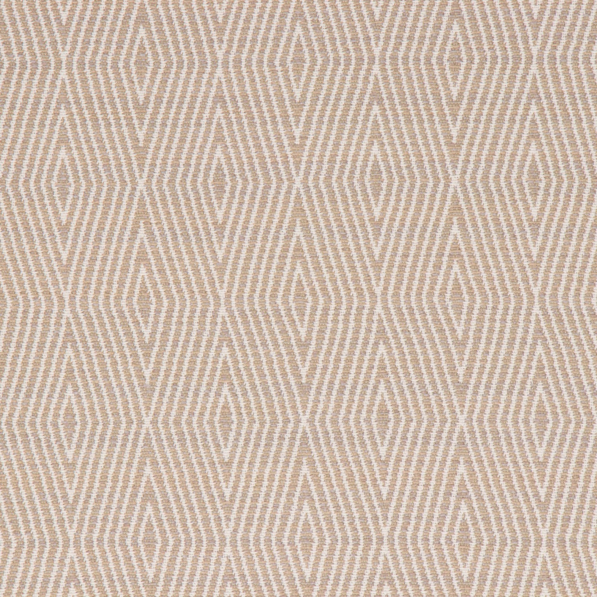 Textured fabric pattern with a geometric design in beige tones