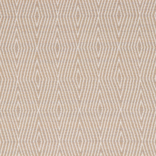 Textured fabric pattern with a geometric design in beige tones