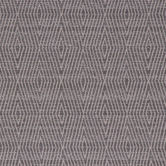 Patterned fabric with a geometric design in gray tones