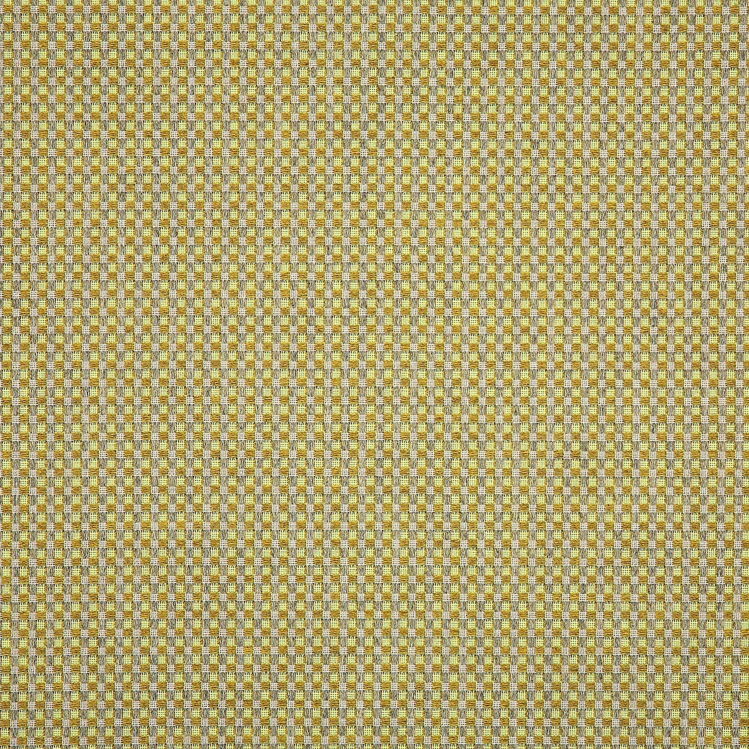 Textured fabric pattern with a checkered design in green and yellow.