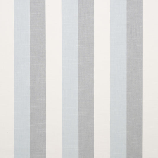 Striped pattern with alternating light gray and white vertical stripes on a light blue background