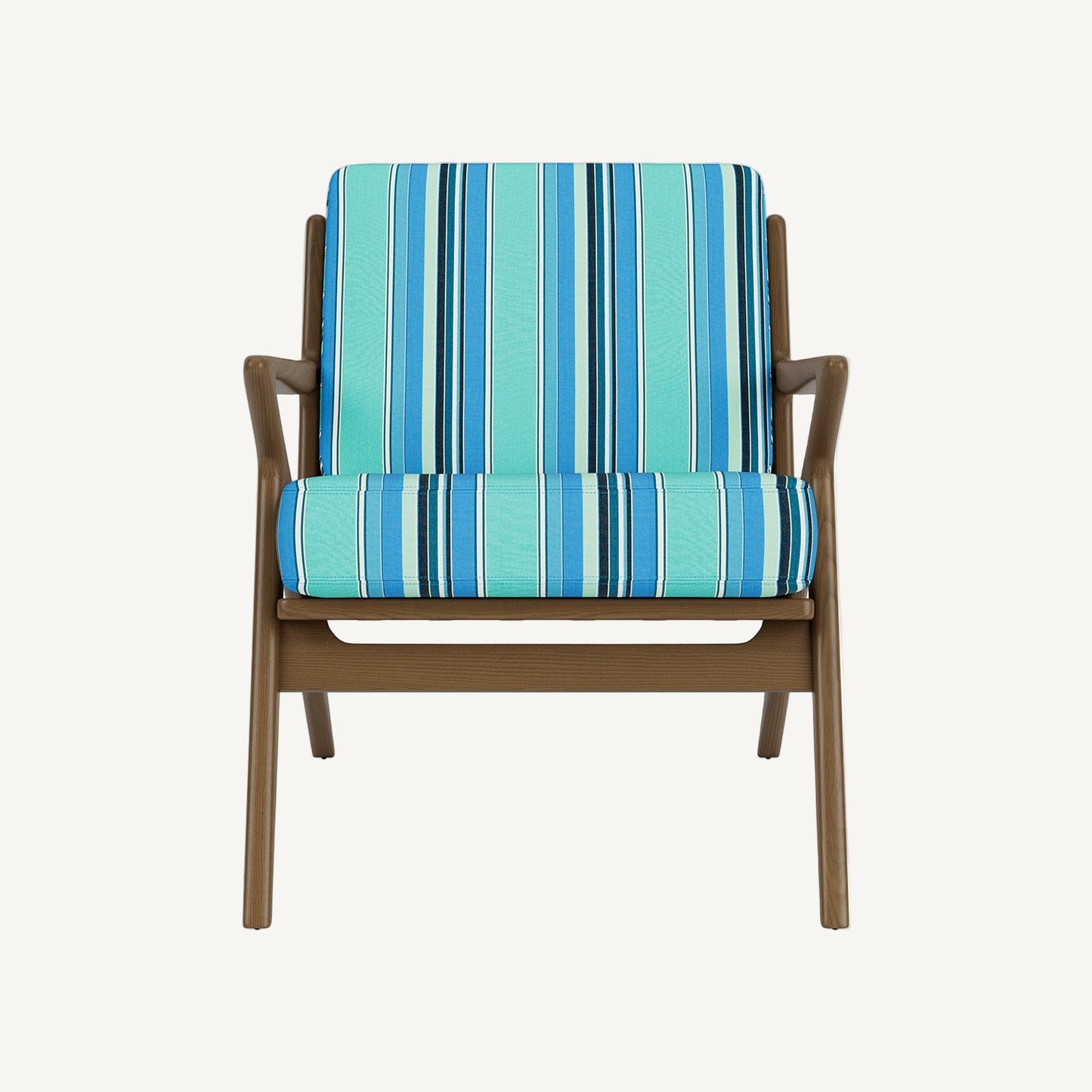 dolce oasis striped blue navy white chair