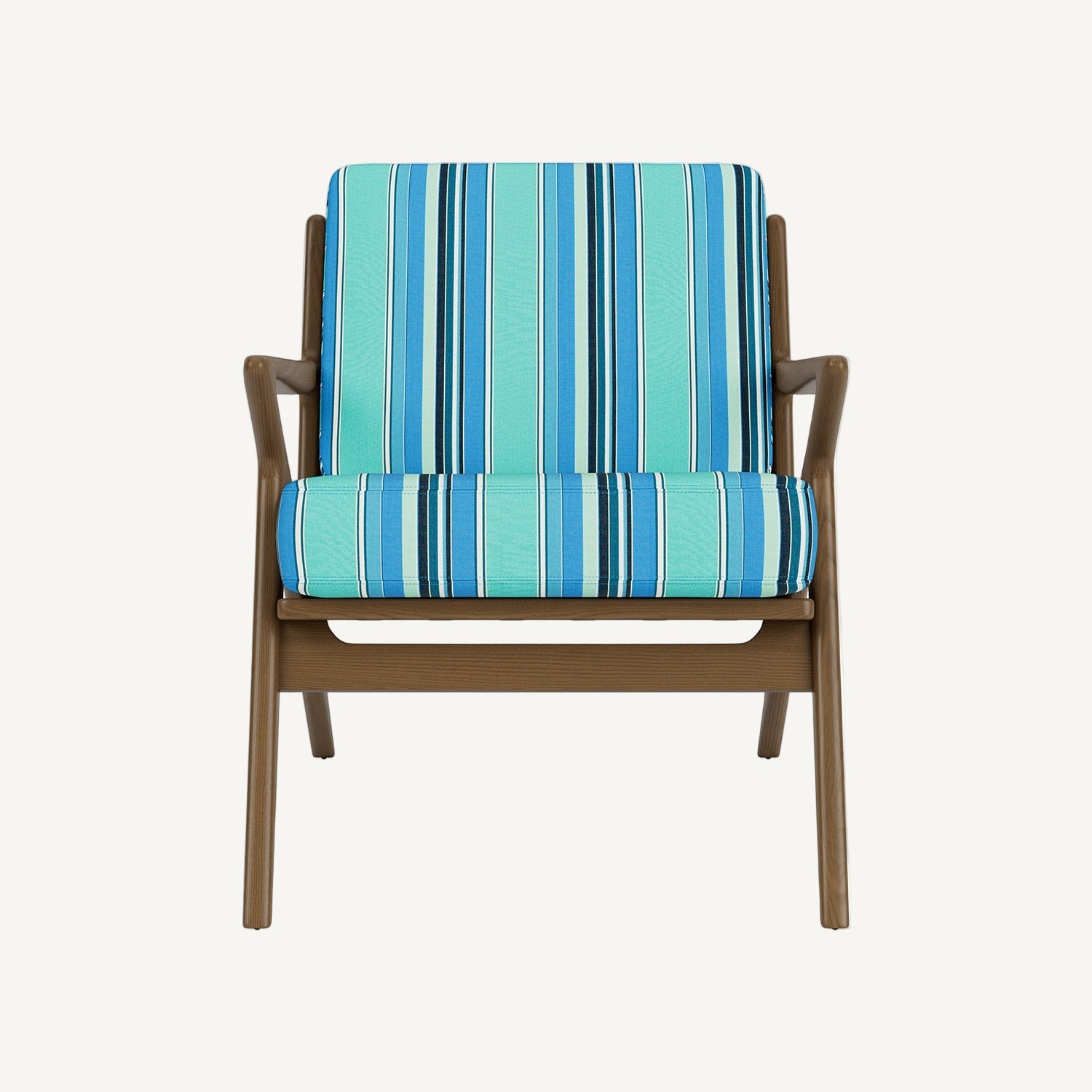 dolce oasis striped blue navy white chair