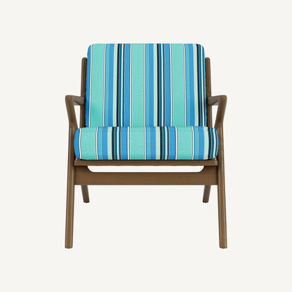 dolce oasis striped blue navy white chair