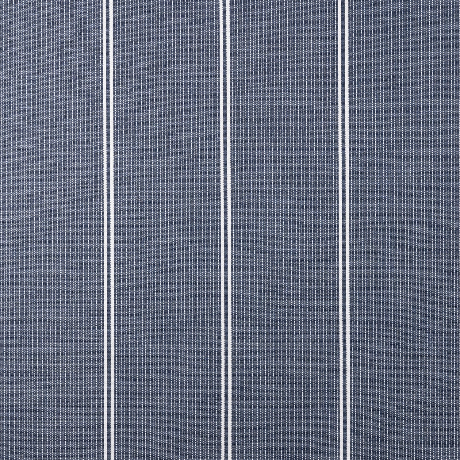 Textured blue fabric with white stripes pattern