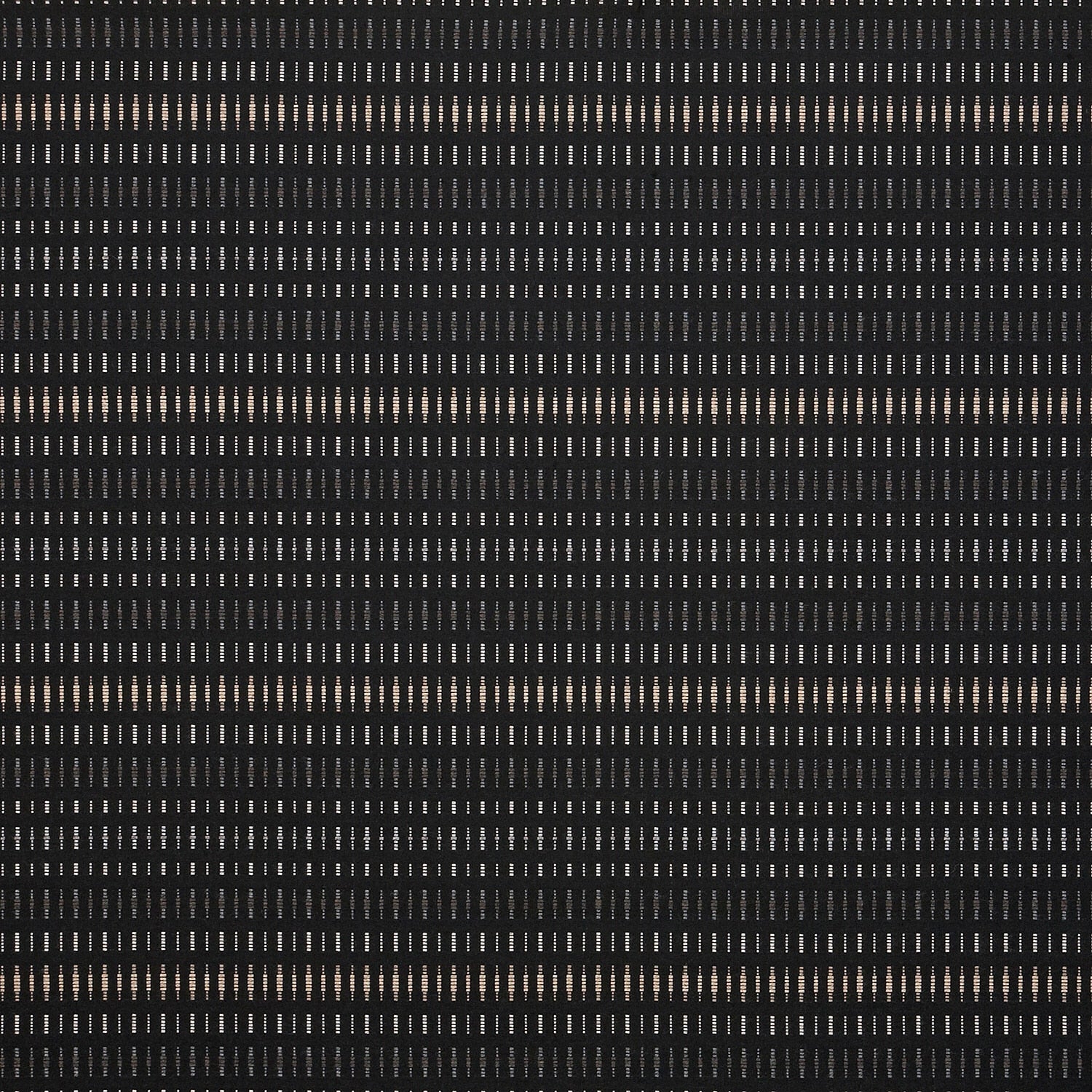 Textured black and gray patterned fabric swatch