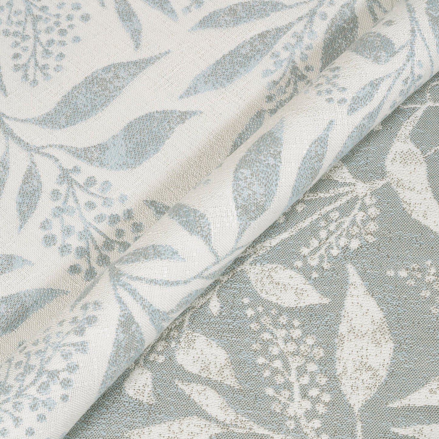 floral grey blue fabric 