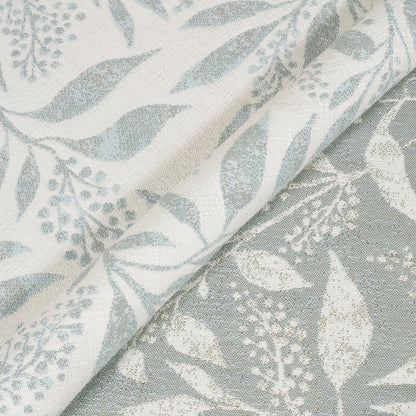 floral grey blue fabric 