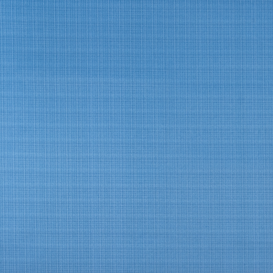 Blue fabric texture with a ruler at the bottom for scale