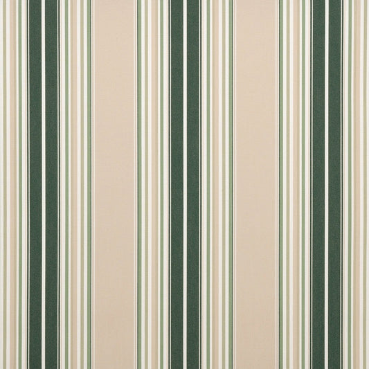 Forest / Beige / Natural / Sage Fancy 4932-0000 46-Inch Stripes Awning / Shade Fabric