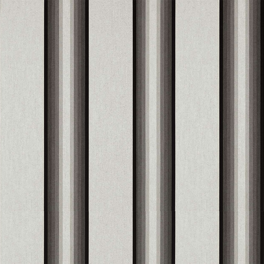 Grey / Black / White 4799-0000 46-Inch Stripes Awning / Shade Fabric