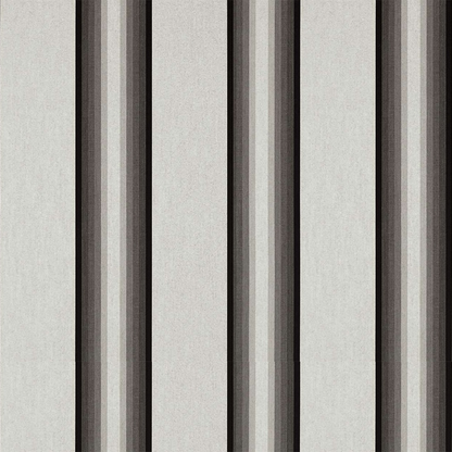 Grey / Black / White 4799-0000 46-Inch Stripes Awning / Shade Fabric