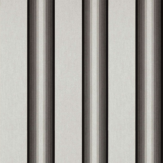 Grey / Black / White 4799-0000 46-Inch Stripes Awning / Shade Fabric