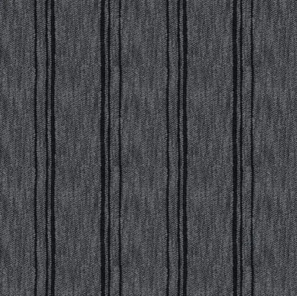 Close-up of a textured gray fabric with horizontal lines