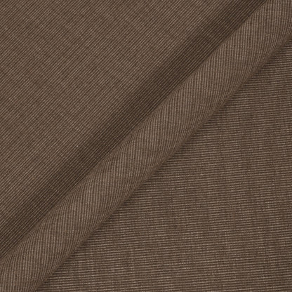Close-up of brown fabric with a subtle pattern