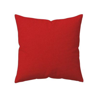 Sunbrella® Outdoor Throw Pillow Canvas Logo Red 5477-0000