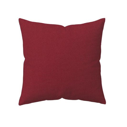 Sunbrella® Outdoor Throw Pillow Canvas Burgundy 5436-0000