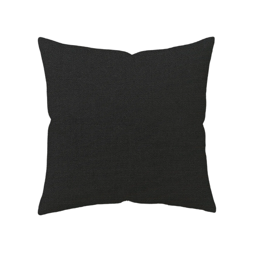Sunbrella® Outdoor Throw Pillow Canvas Black 5408-0000