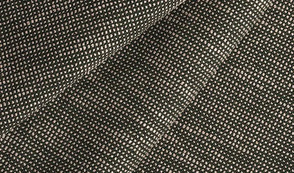 Close-up of black textured fabric with a subtle pattern