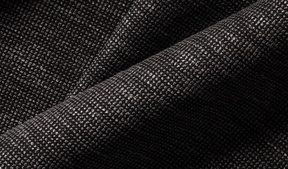 Close-up of textured black fabric