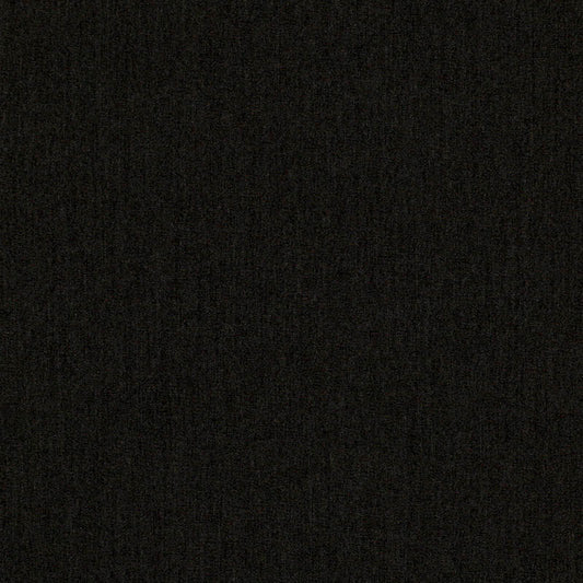 A swatch of solid black fabric with a textured pattern, likely made from a synthetic fiber.