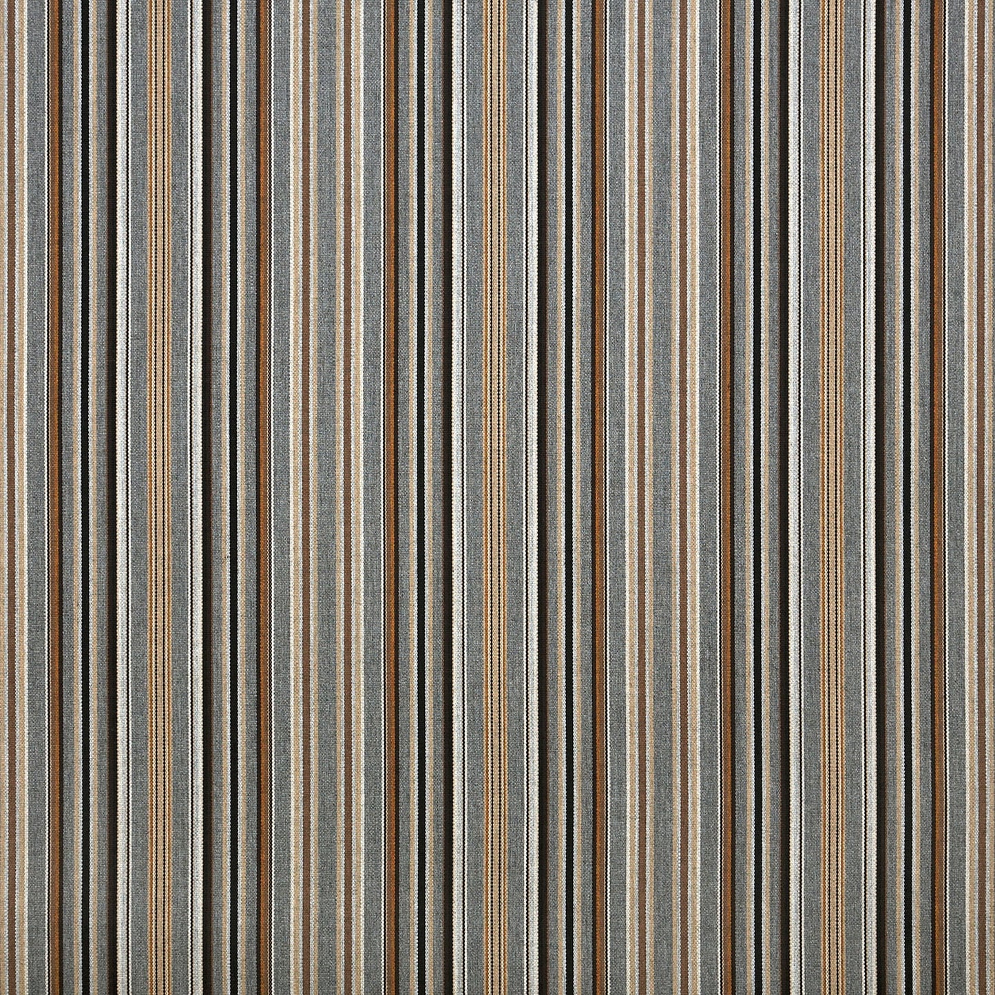 Patterned fabric with vertical stripes in brown, gray, and beige.