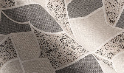 Close-up of a textured fabric with geometric pattern