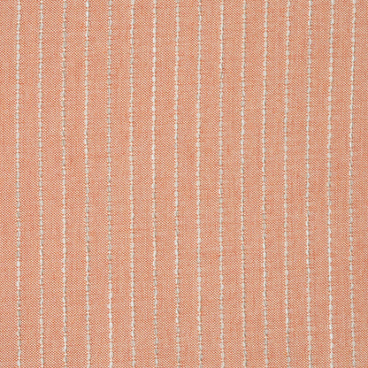 Textured fabric with thin white lines on a peach background
