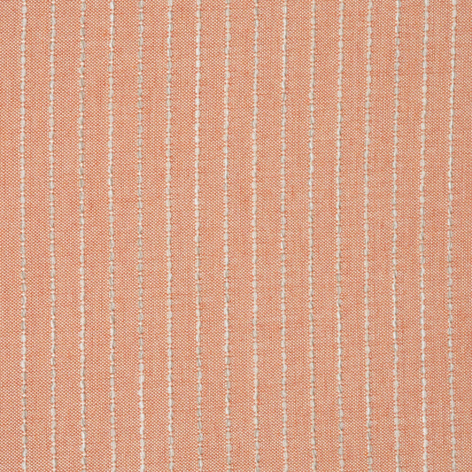 Textured fabric with thin white lines on a peach background