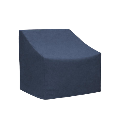 Smith & Hawken Saranac Lounge Chair Cover – Sunbrella® SurLast® Furniture Protector - Navy Weave 3851-0000