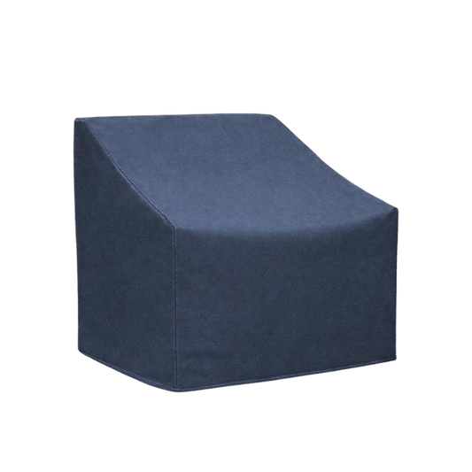 Smith & Hawken Saranac Lounge Chair Cover – Sunbrella® SurLast® Furniture Protector - Marine Midnight 3897-0000
