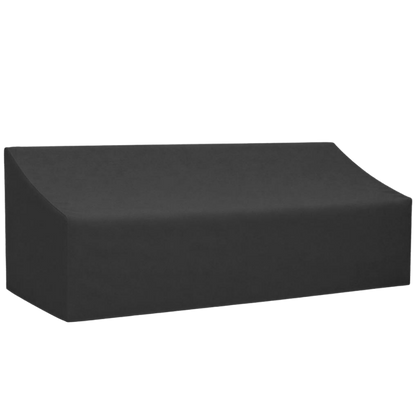Smith & Hawken Saranac Loveseat Cover – Sunbrella® SurLast® Furniture Protector - Black 3854-0000