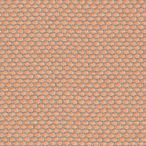 Textured fabric pattern with a subtle geometric design on an orange background