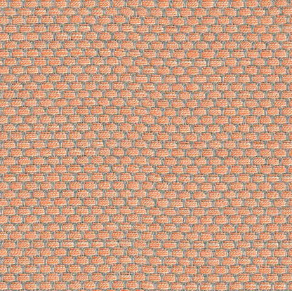 Textured fabric pattern with a subtle geometric design on an orange background
