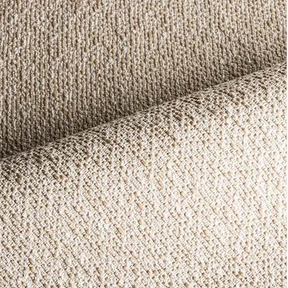 Close-up of beige textured fabric