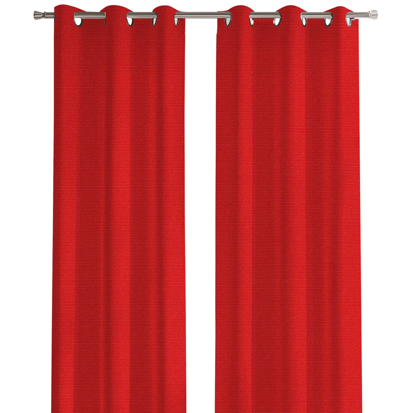 Sunbrella® Outdoor / Indoor Drapery Panel Canvas Logo Red 5477-0000